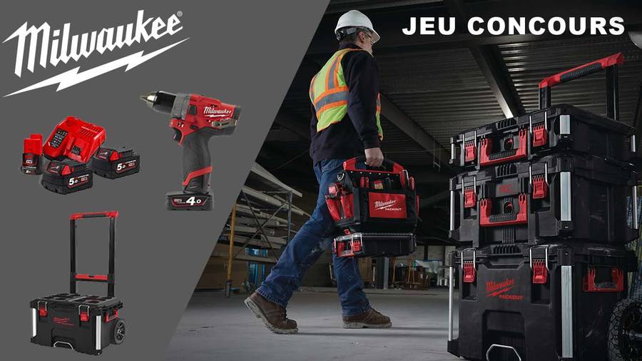Jeu concours outillage Milwaukee Jeu concours outillage Milwaukee