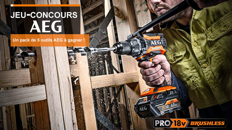 Concours outillage électroportatif AEG Concours outillage électroportatif AEG