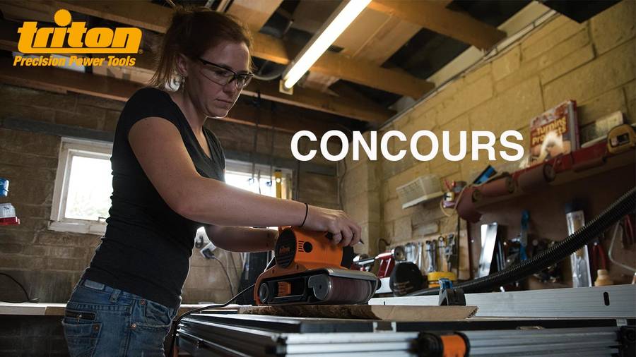Jeu concours TRITON Ponceuse à bande T41200BS Jeu concours TRITON Ponceuse à bande T41200BS