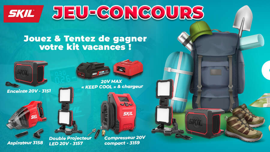 Jeu-concours été 2022 SKIL Jeu-concours été 2022 SKIL