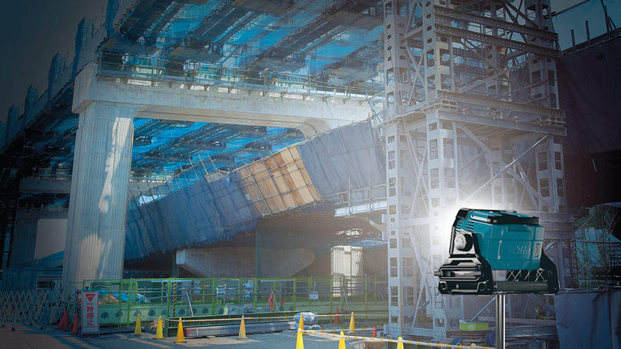 Éclairage LED professionel sans fil Makita DML809