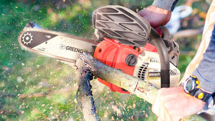 Tronçonneuse thermique GREENCUT GS2500 10