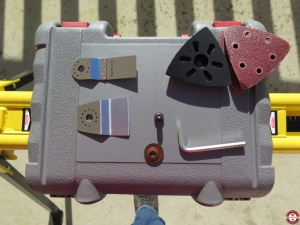 Découpeur-ponceur Einhell Multimaxx RT-MG 200 E © Zone Outillage Découpeur-ponceur Einhell Multimaxx RT-MG 200 E © Zone Outillage