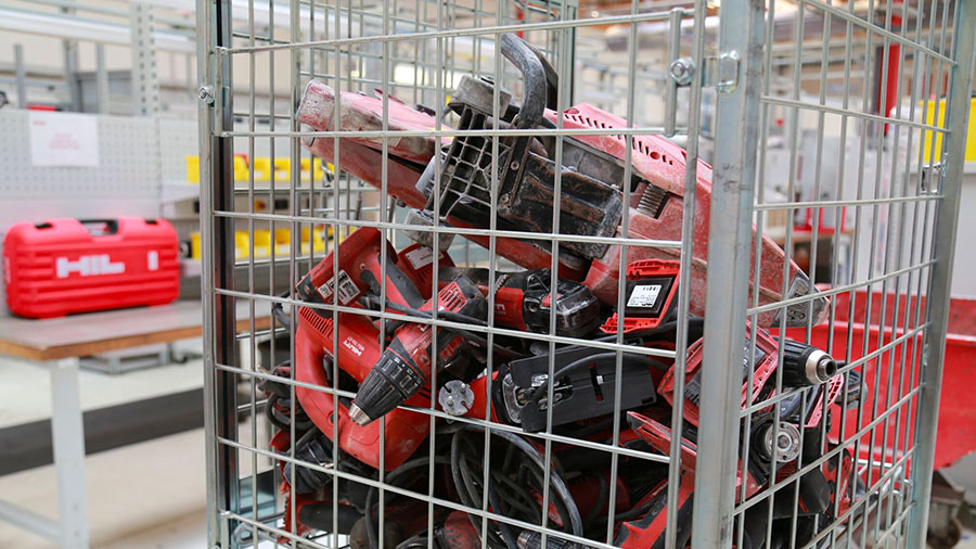 Découverte des coulisses du SAV HILTI France de Bois-d’Arcy : recyclage Découverte des coulisses du SAV HILTI France de Bois-d’Arcy : recyclage