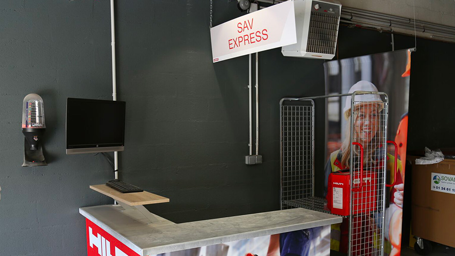 Découverte des coulisses du SAV HILTI France de Bois-d’Arcy : le SAV Express Découverte des coulisses du SAV HILTI France de Bois-d’Arcy : le SAV Express