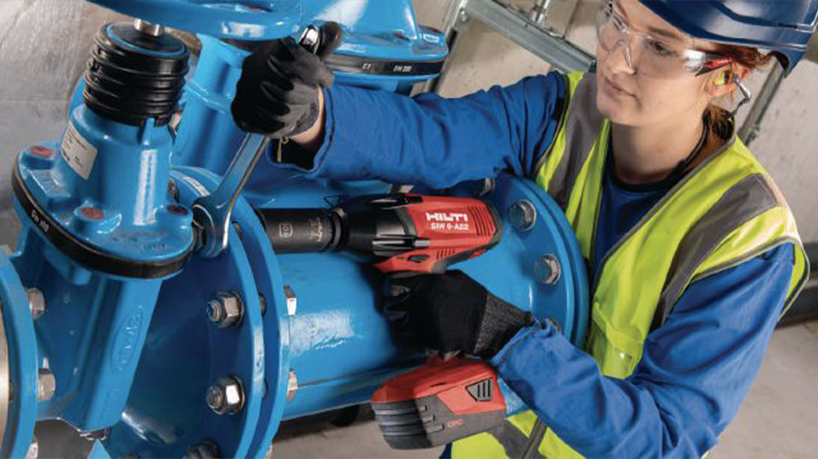 Nouvelle boulonneuse à chocs sur batterie SIW 9-A22 3/4" HILTI Nouvelle boulonneuse à chocs sur batterie SIW 9-A22 3/4" HILTI