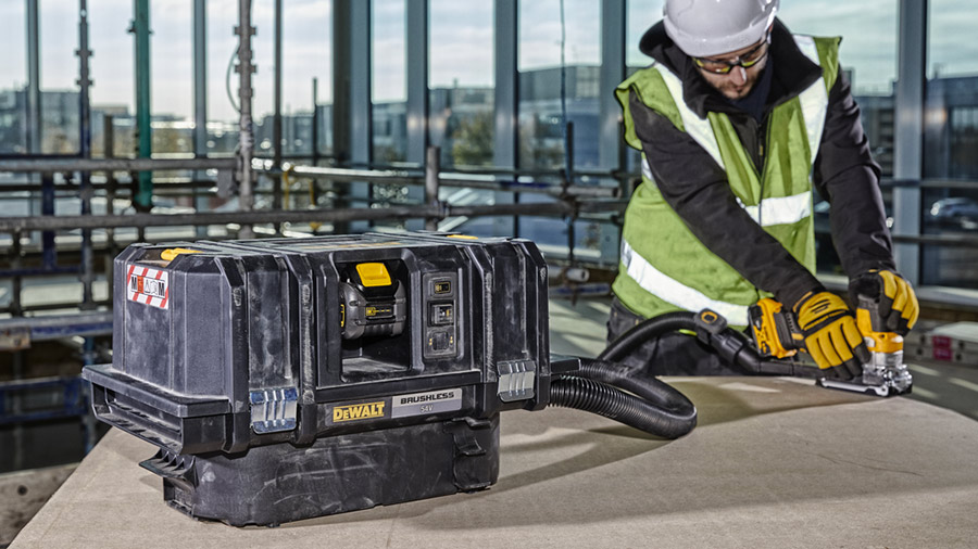 DCV586M : le nouvel aspirateur eau et poussière sur batterie TSTAK DEWALT DCV586M : le nouvel aspirateur eau et poussière sur batterie TSTAK DEWALT