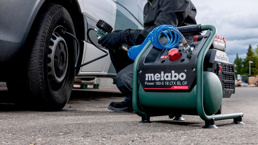Test et avis du compresseur sans-fil Power 160-5 18 LTX BL OF Metabo Test et avis du compresseur sans-fil Power 160-5 18 LTX BL OF Metabo