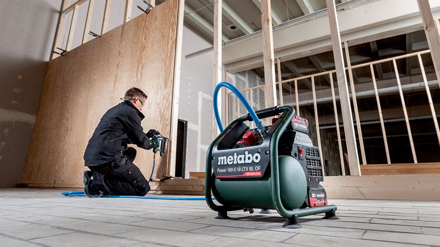 Test et avis du compresseur sans-fil Power 160-5 18 LTX BL OF Metabo Test et avis du compresseur sans-fil Power 160-5 18 LTX BL OF Metabo