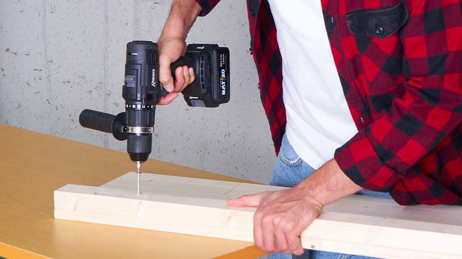 Perceuse-visseuse à percussion sans fil PRBAT20/PRO3 Ribimex Perceuse-visseuse à percussion sans fil PRBAT20/PRO3 Ribimex