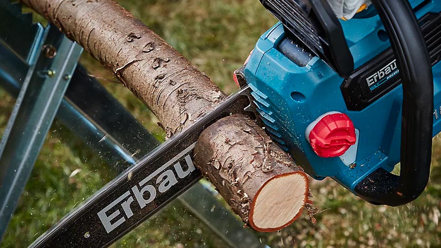 Tronçonneuse sans fil Erbauer ECSG18-Li 3663602461982 Tronçonneuse sans fil Erbauer ECSG18-Li 3663602461982