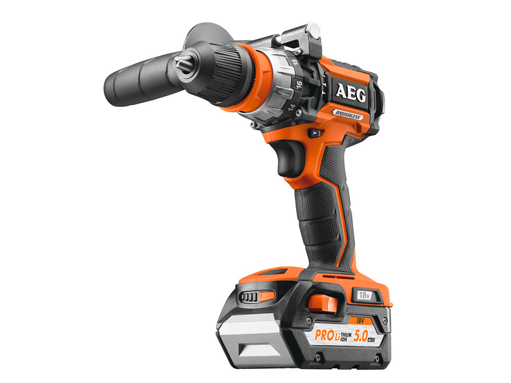 Perceuse visseuse à percussion brushless AEG BSB 18 CBL-502C Perceuse visseuse à percussion brushless AEG BSB 18 CBL-502C