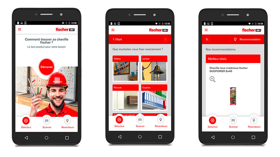 Application guide fixation ficher Application guide fixation ficher