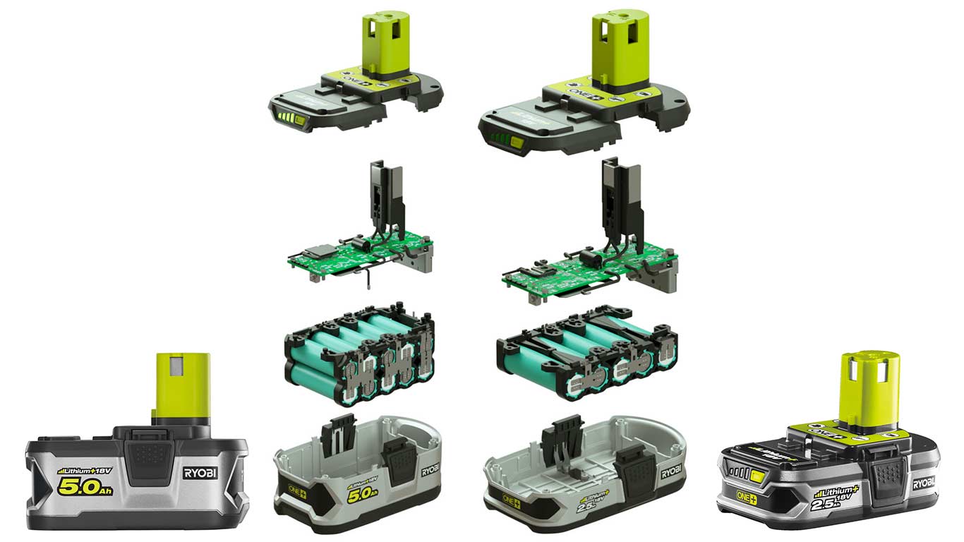 Batterie RB18L50 et batterie RB18L25 Batterie RB18L50 et batterie RB18L25