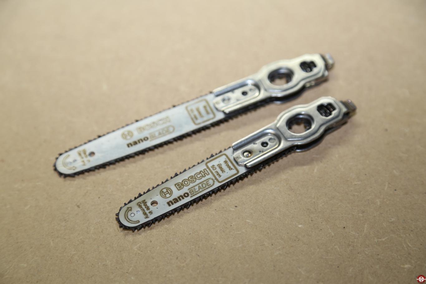 Scie sans fil EasyCut 12 Bosch à lame NanoBlade © Zone Outillage - Benjamin Leharivel Scie sans fil EasyCut 12 Bosch à lame NanoBlade © Zone Outillage - Benjamin Leharivel