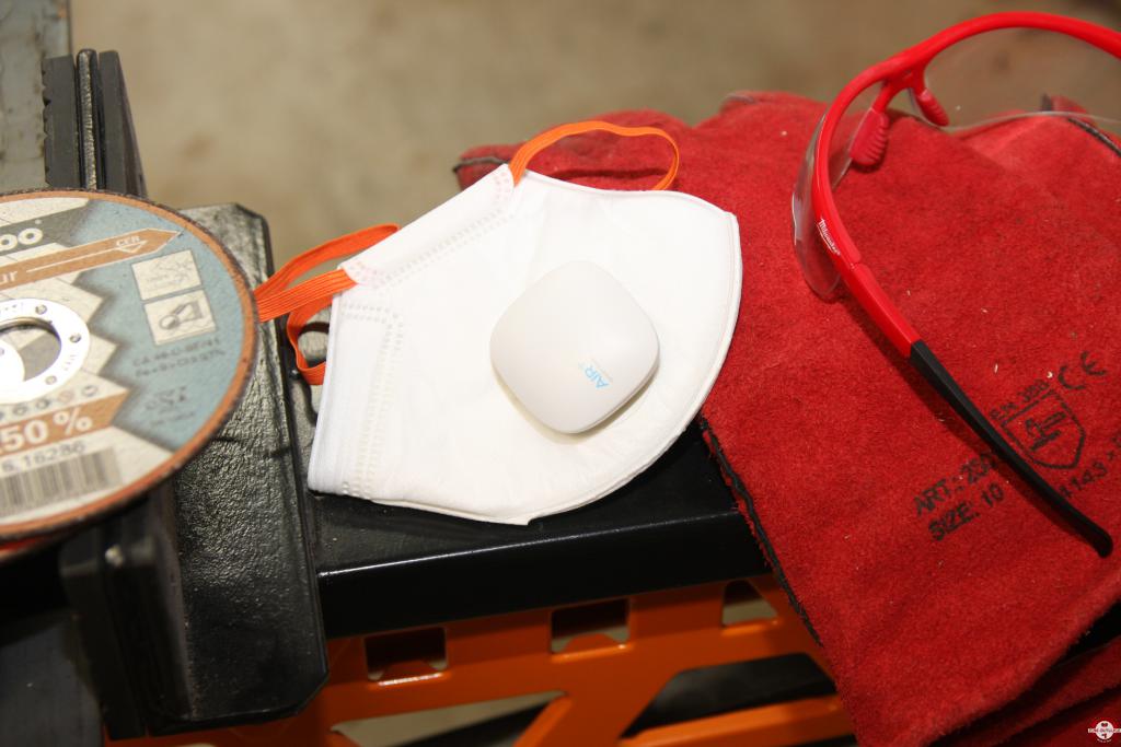 Masque anti-poussières ITOOLS AIR+ SMART MASK © Benjamin Leharivel - Zone Outillage Masque anti-poussières ITOOLS AIR+ SMART MASK © Benjamin Leharivel - Zone Outillage