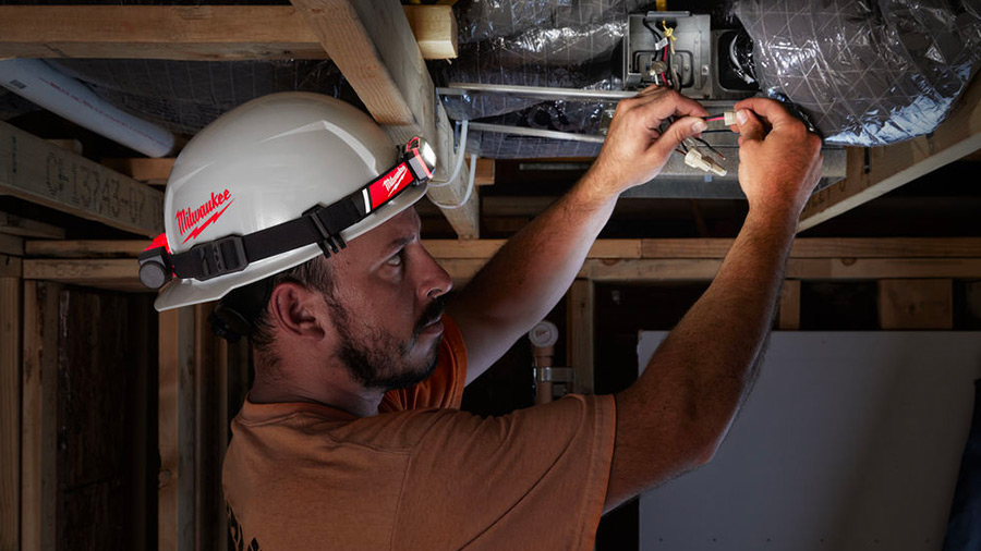 lampe frontale Milwaukee L4 HL VIS lampe frontale Milwaukee L4 HL VIS