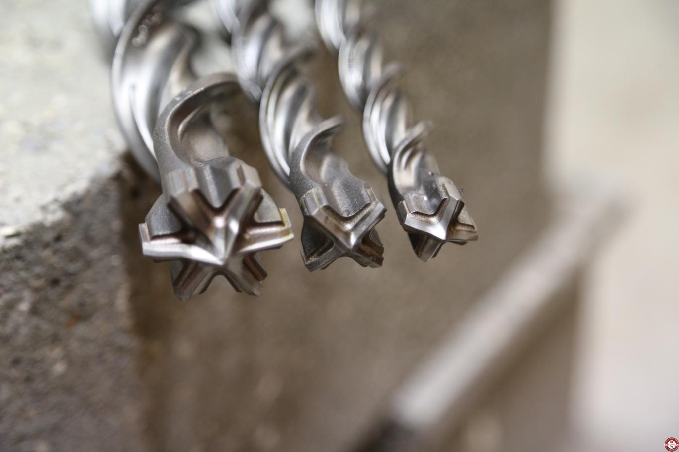 Forets TE-YX HILTI SDS-MAX 4 taillants et 6 taillants © Benjamin Leharivel - Zone Outillage Forets TE-YX HILTI SDS-MAX 4 taillants et 6 taillants © Benjamin Leharivel - Zone Outillage