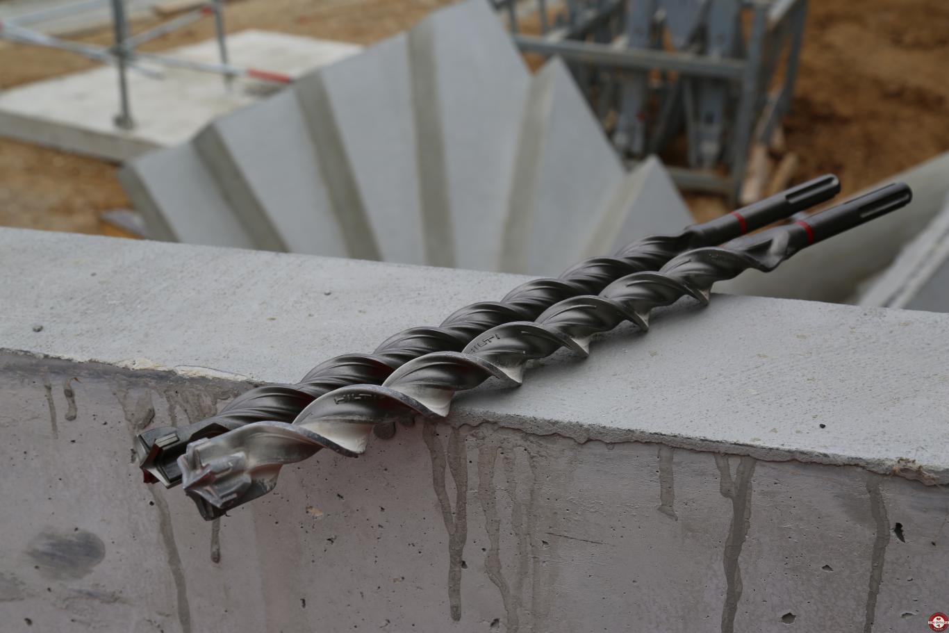 Forets TE-YX HILTI SDS-MAX 4 taillants et 6 taillants © Benjamin Leharivel - Zone Outillage Forets TE-YX HILTI SDS-MAX 4 taillants et 6 taillants © Benjamin Leharivel - Zone Outillage