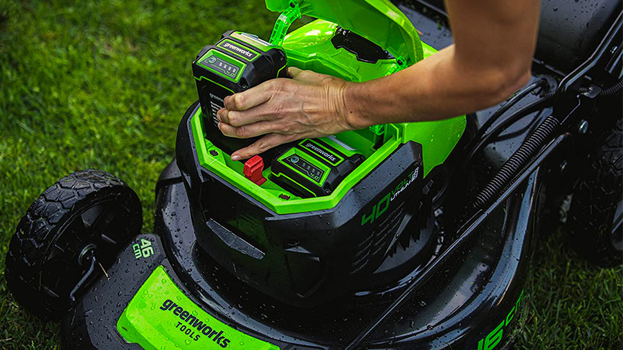 tondeuse sur batterie GREENWORKS Gd40lm46sp tondeuse sur batterie GREENWORKS Gd40lm46sp