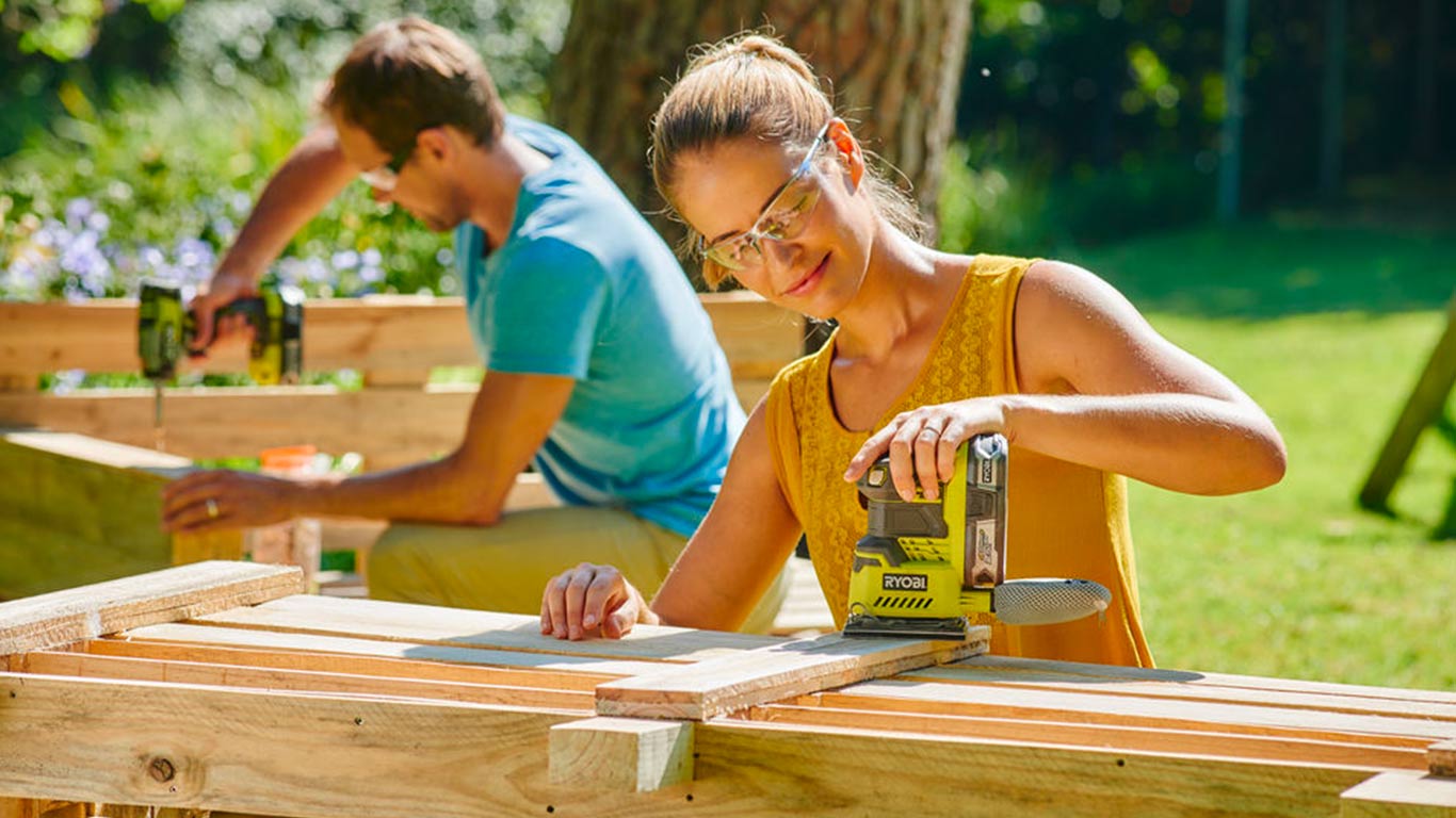 Ponceuse Ryobi R18SS4 ONE + Ponceuse Ryobi R18SS4 ONE +