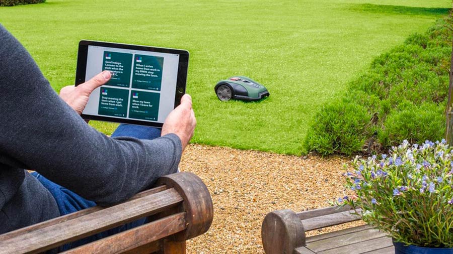 nouvelles tondeuses robots Bosch Indego M 700 et Indego M+ 700 nouvelles tondeuses robots Bosch Indego M 700 et Indego M+ 700